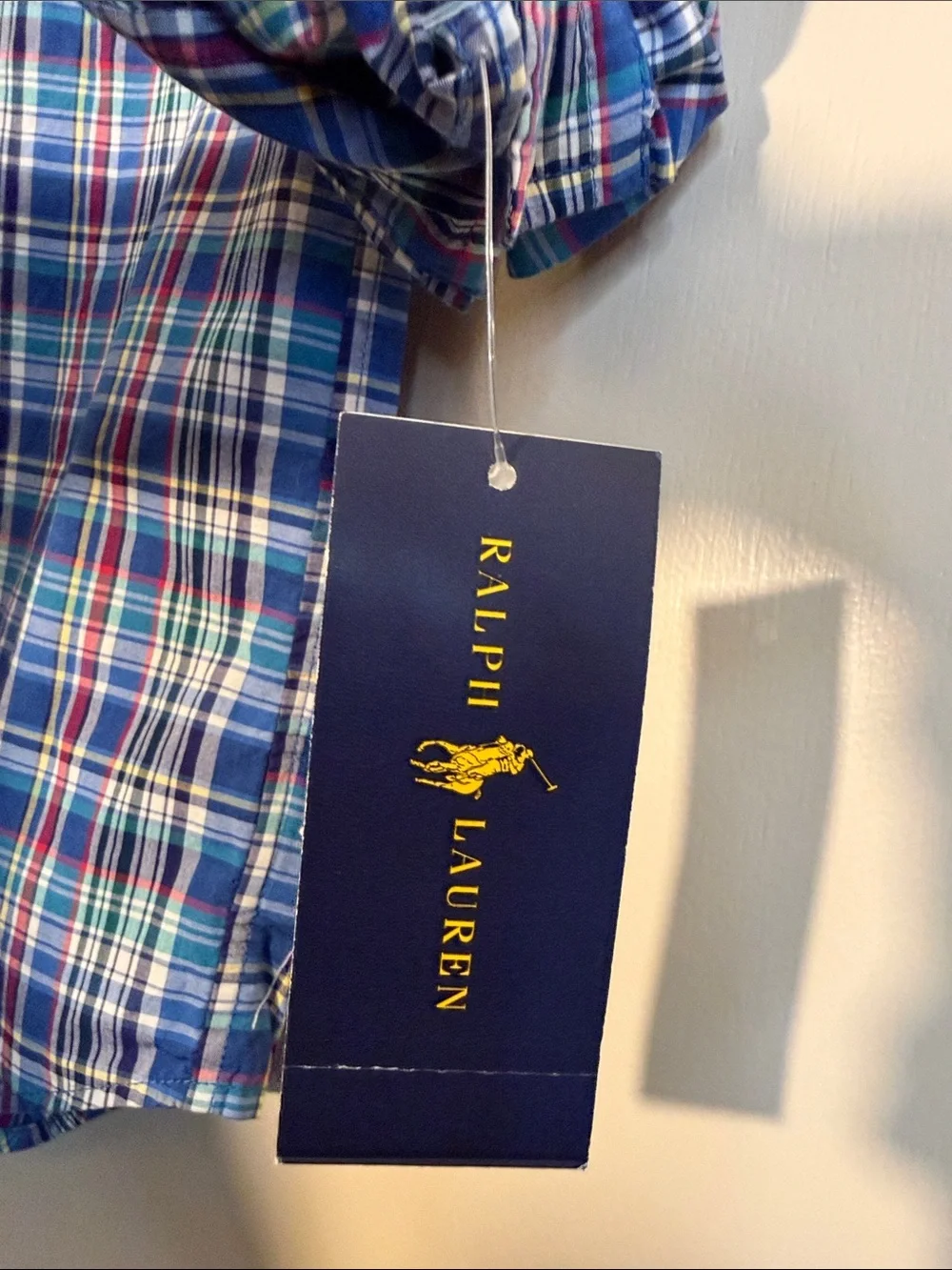 Ralph Lauren Blue Plaid Button-Down Shirt - Men